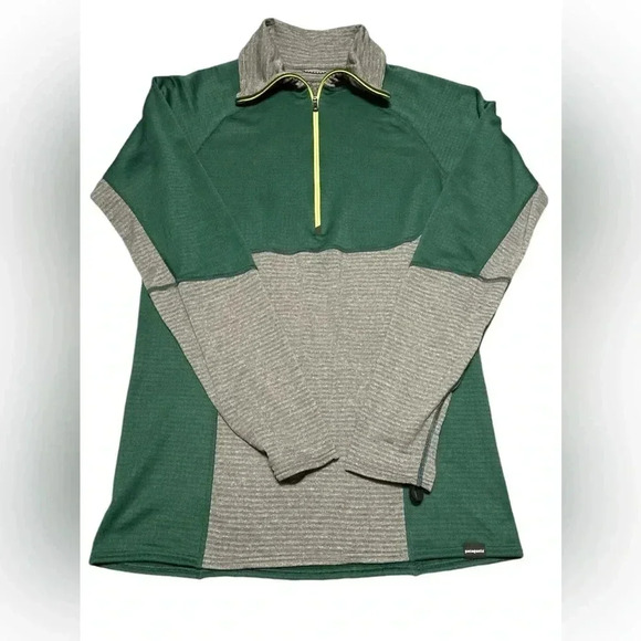 Patagonia Other - Patagonia 1/4 Zip Shirt Men’s Size Medium Polartec Long Sleeve Green Gray